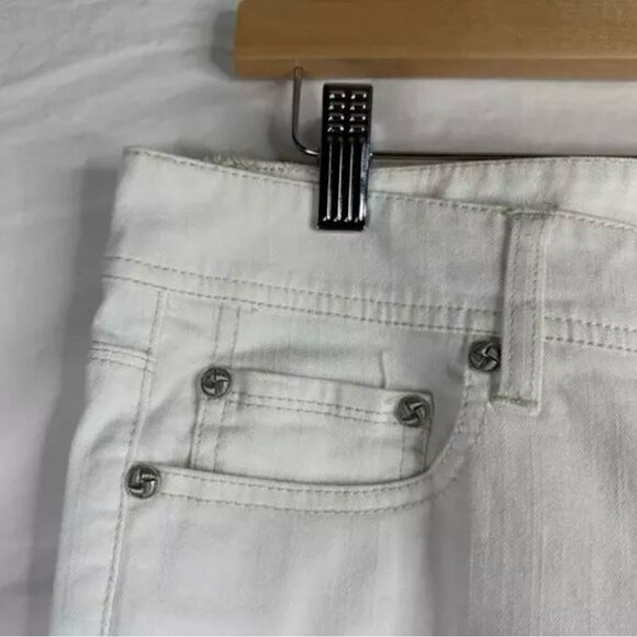 Cache Women's White Stretch Bootcut Size 14 - Picture 3 of 5